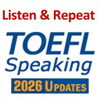 TOEFL Speaking