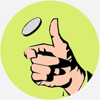 ESL Vocab - flip a coin