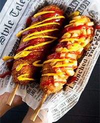 ESL Vocab - A Korean corn dog